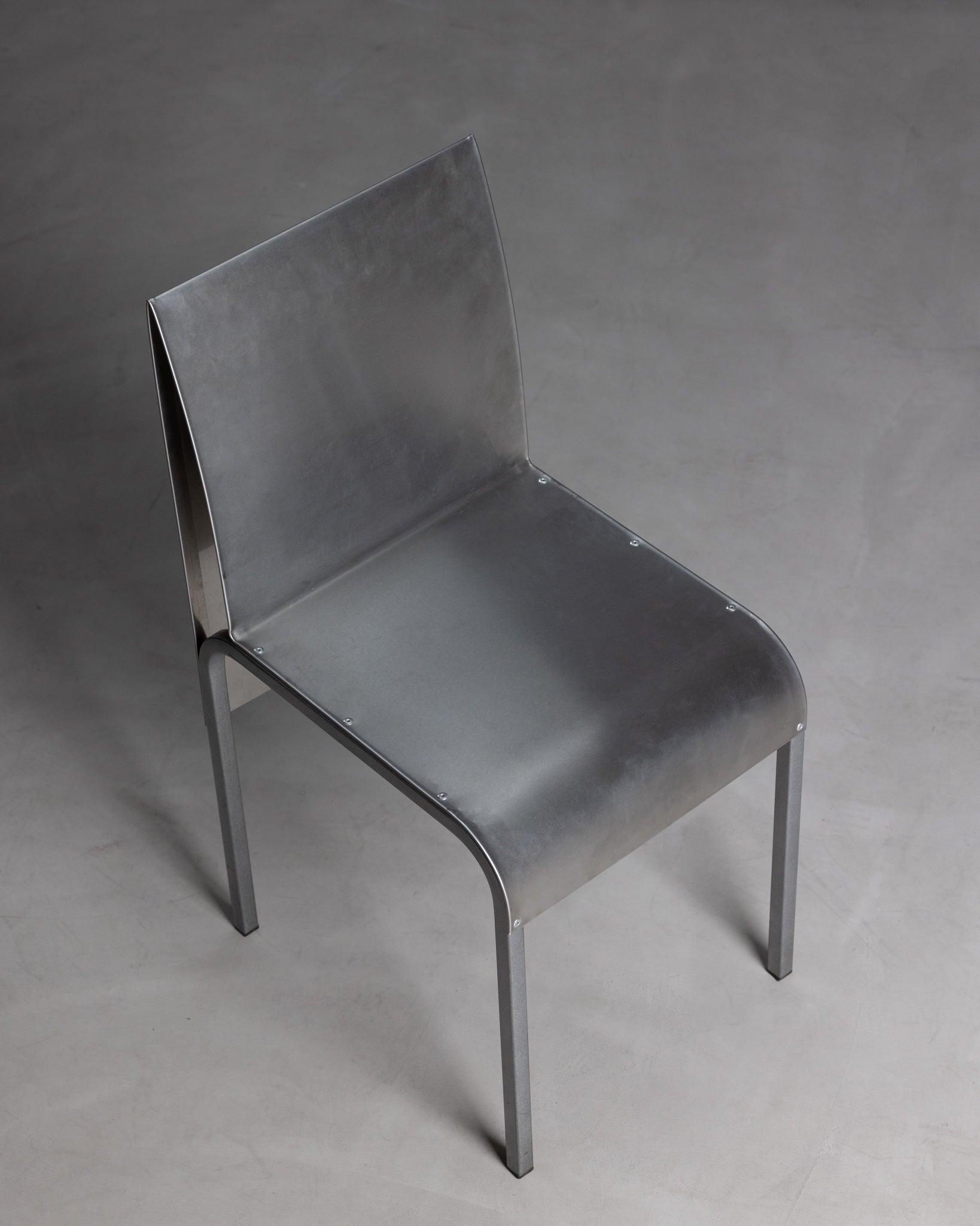 Brushed Metal Chair