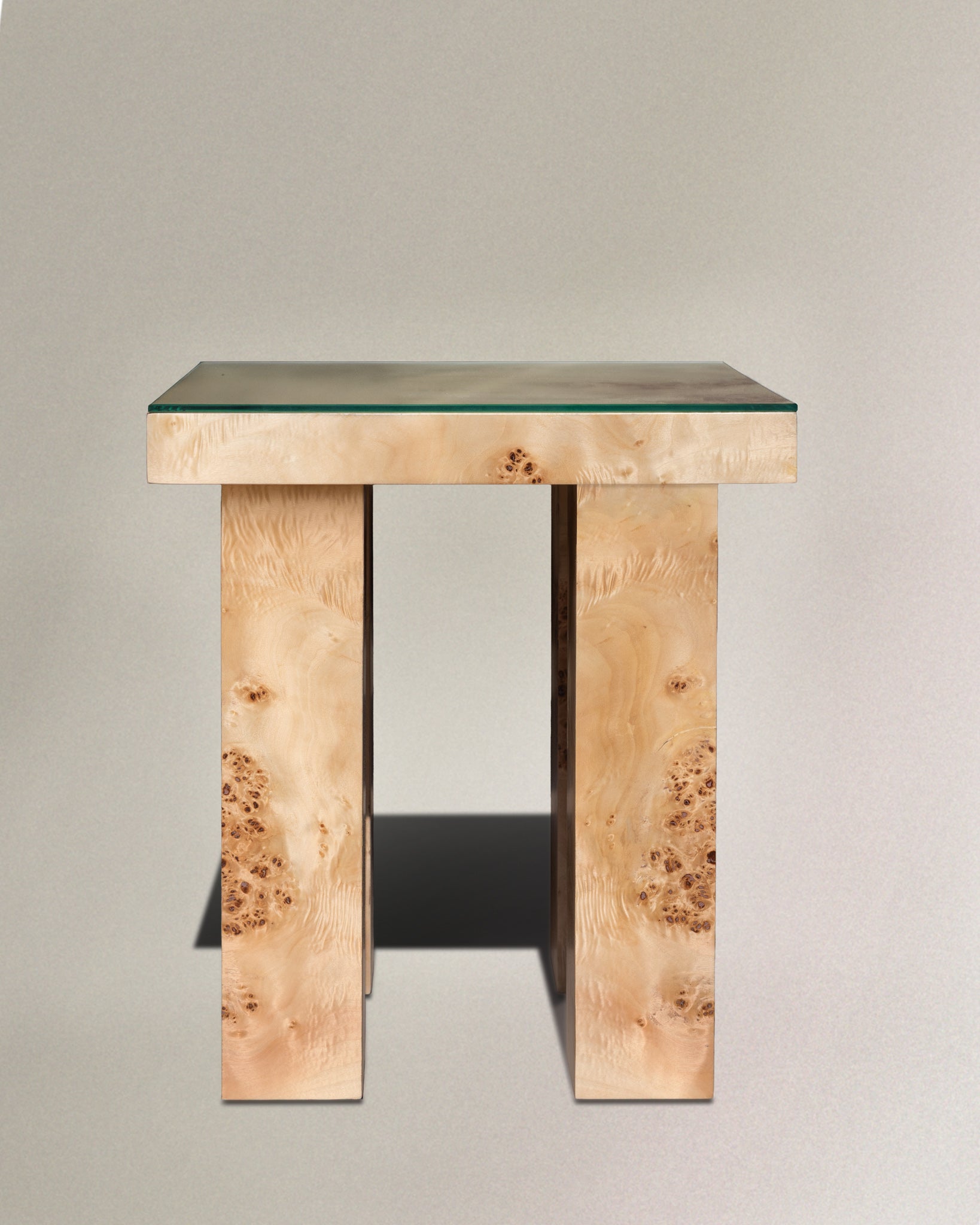Burl Side Table