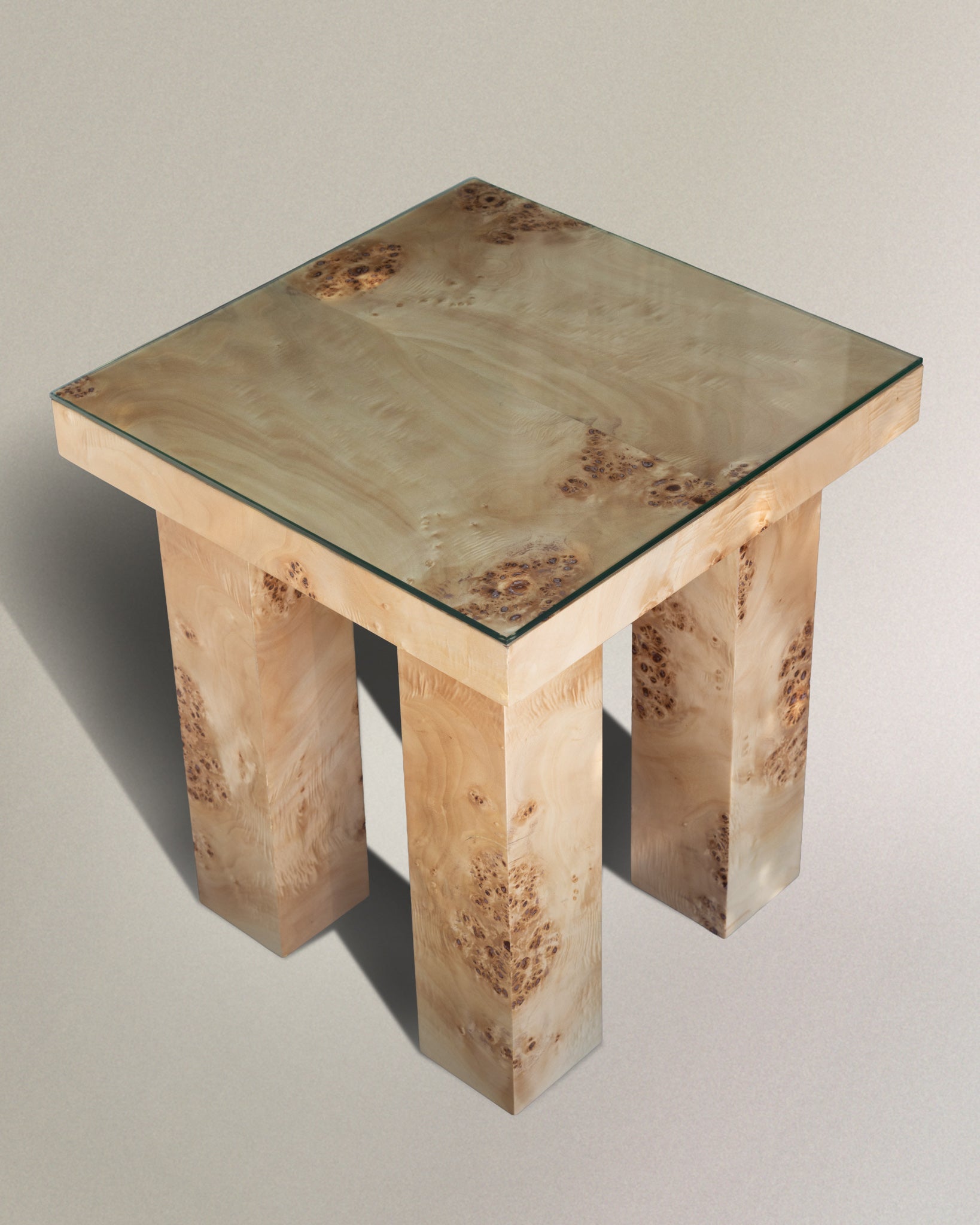 Burl Side Table